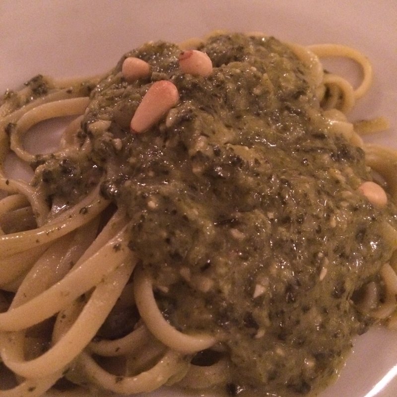 スペシャリテ(黒キャベツペーストのパスタ)(トラットリア ダル ビルバンテ ジョコンド)