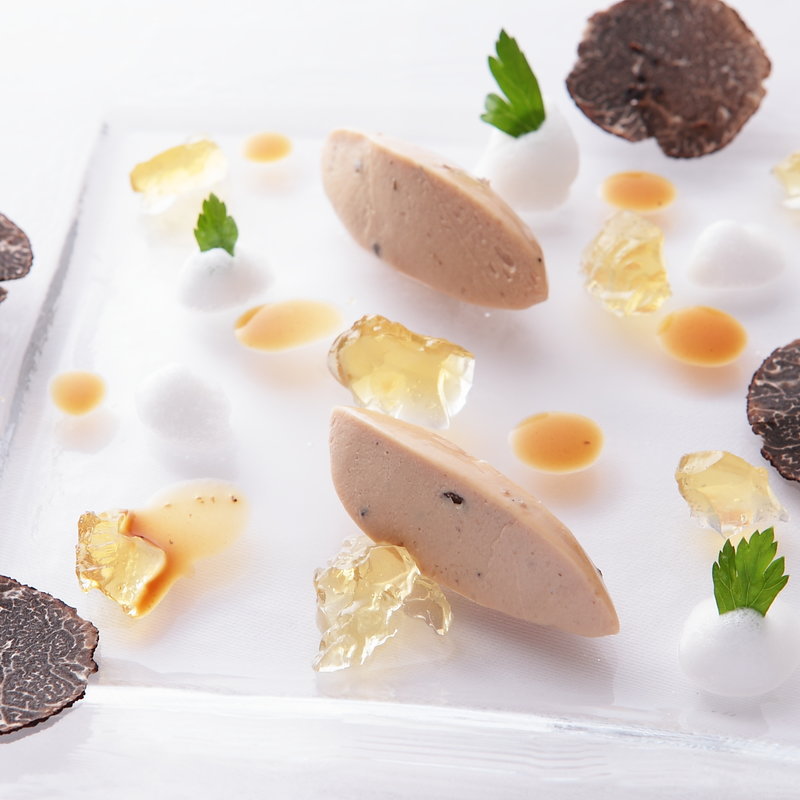 レバームース　トリュフ添え(フランス料理 ラノー・ドール )