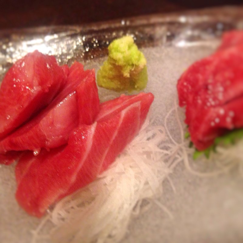 極上 本マグロ脳天刺(魚料理 吉成本店)