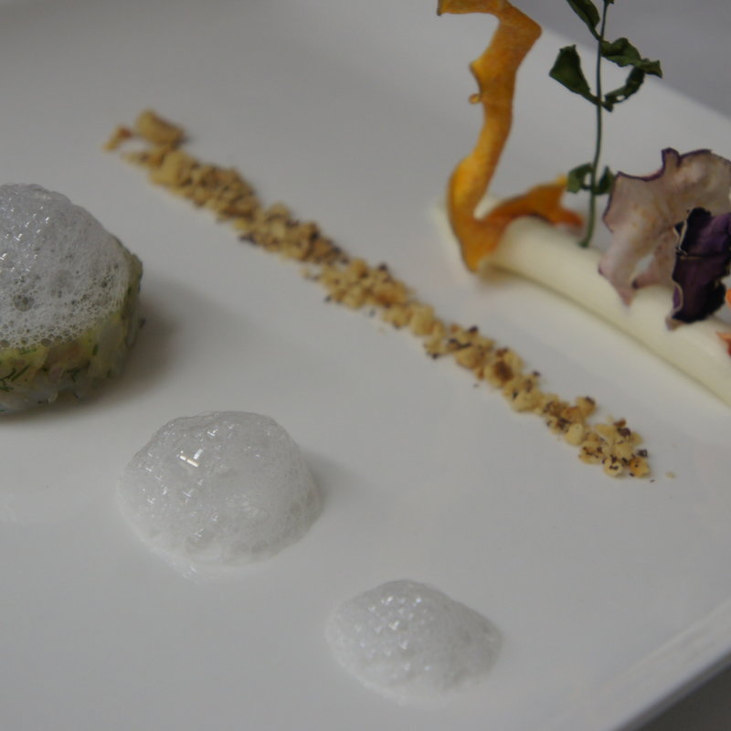 ホワイトアスパラとムース(リストランテツヅキ 都立大学)