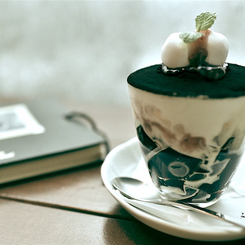 珈琲ゼリーのパフェ(板東珈琲)