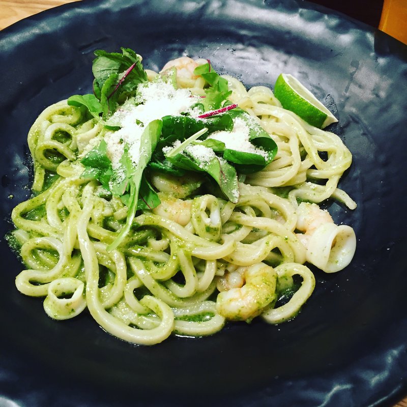 海鮮ジェノバうどん(あんぷく )