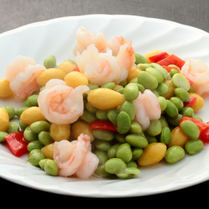 海老と豆の銀杏炒め(過橋米線 秋葉原店)