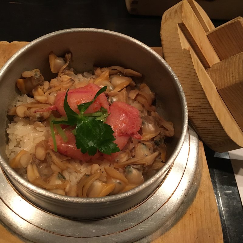 あさりと明太子の釜飯(よしの )