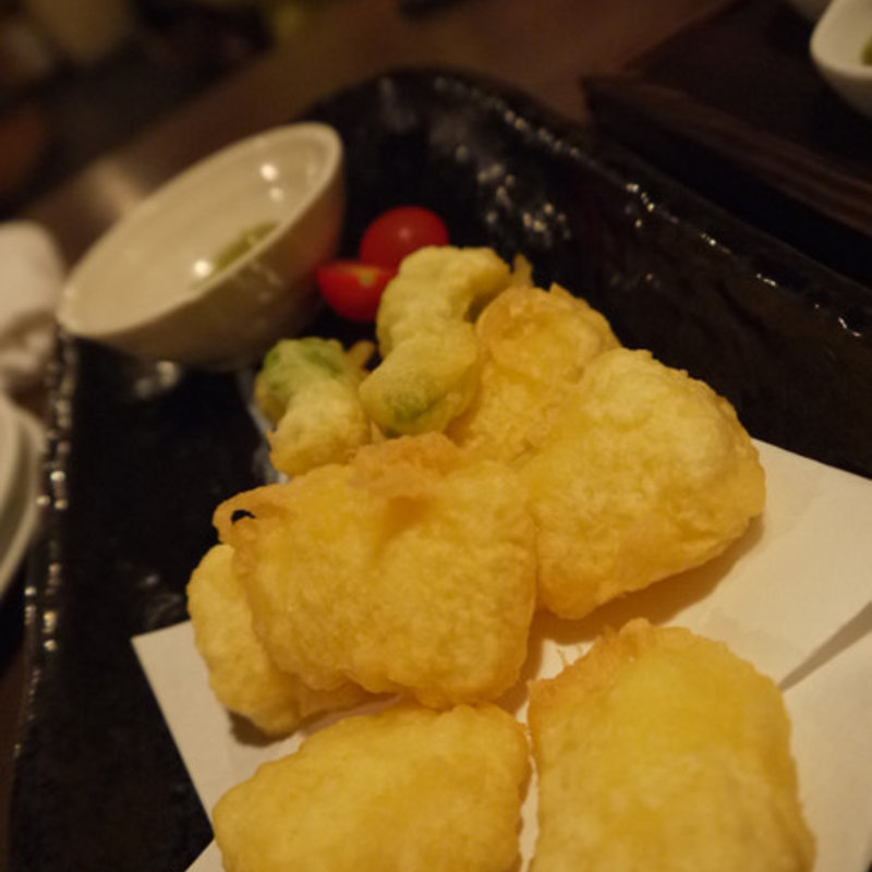 カマンベールチーズの天麩羅(鍛冶二丁 （カジニチョウ）)