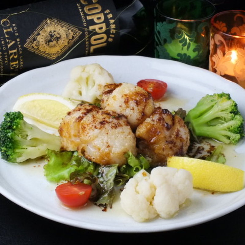 ホタテのガーリックバタームニエル(鍛冶二丁 （カジニチョウ）)