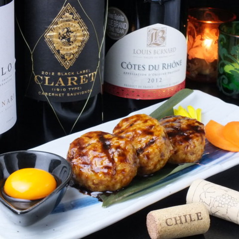 つくね炭火焼き(鍛冶二丁 （カジニチョウ）)