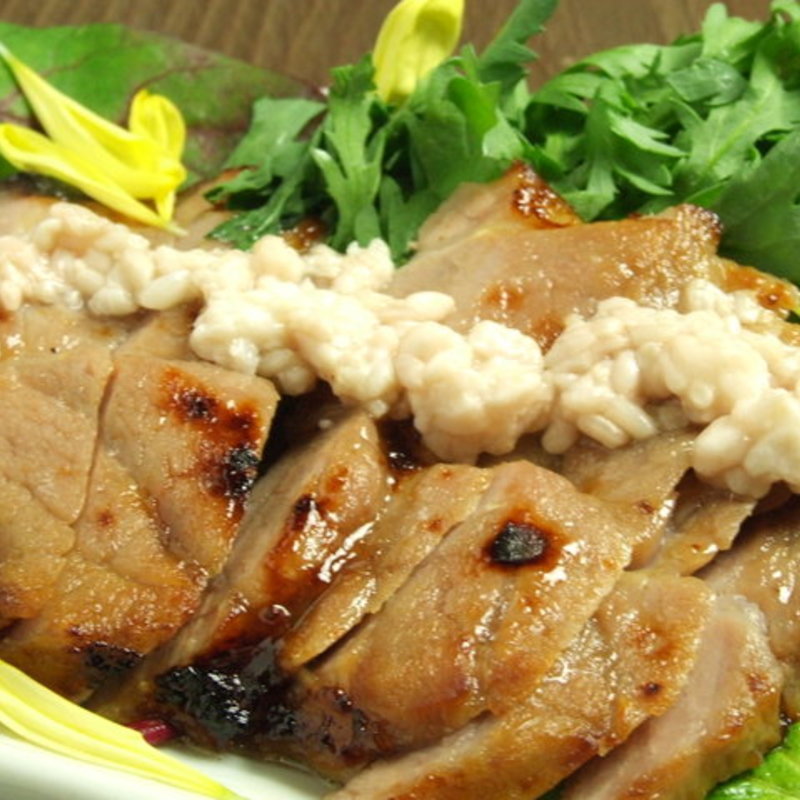 鶏もも肉の塩麹漬け焼き(鍛冶二丁 （カジニチョウ）)