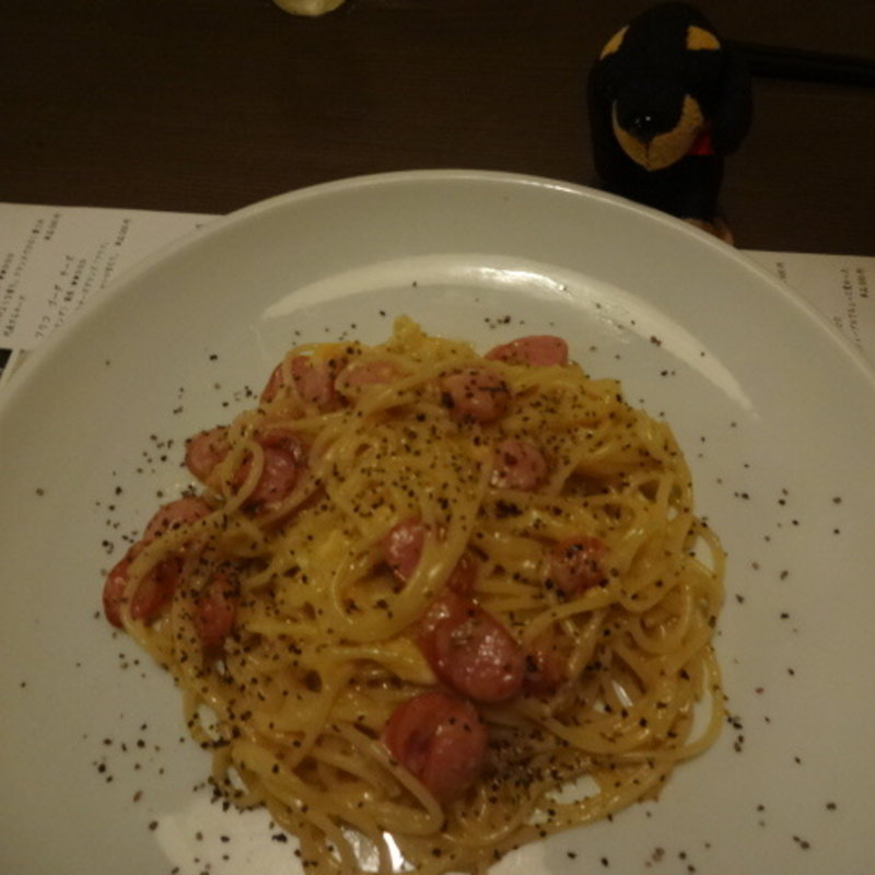 味噌カルボナーラ(鍛冶二丁 （カジニチョウ）)