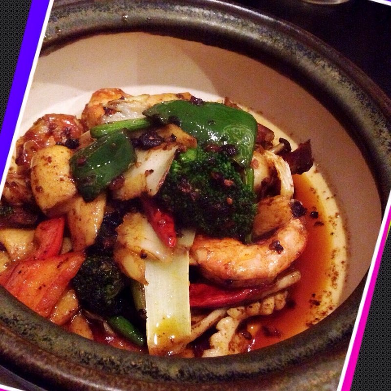 翠苑名物汁無し火鍋（辛い八宝菜）(出雲 翠苑)