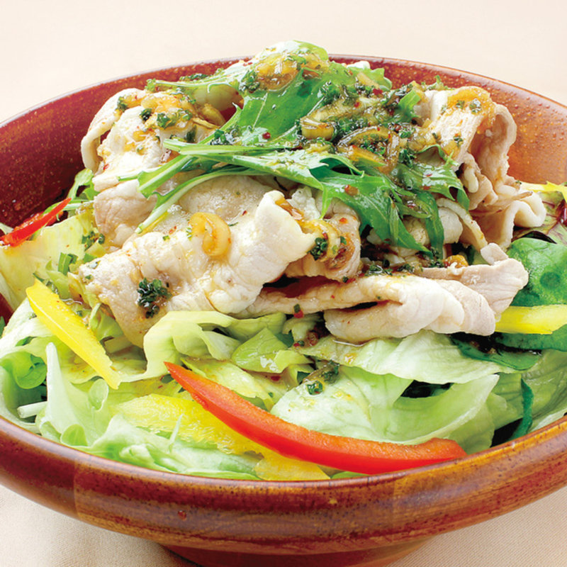 豚シャブサラダ(須田町食堂 秋葉原UDX店)
