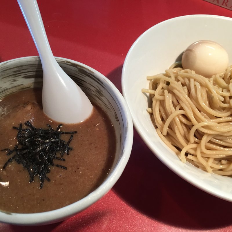 味玉つけ麺(三日月食堂)