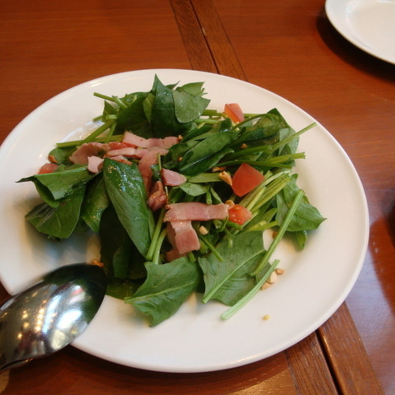 ほうれん草のサラダ(須田町食堂 秋葉原UDX店)