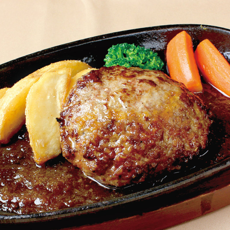 黒毛和牛と黒豚のハンバーグ(須田町食堂 秋葉原UDX店)