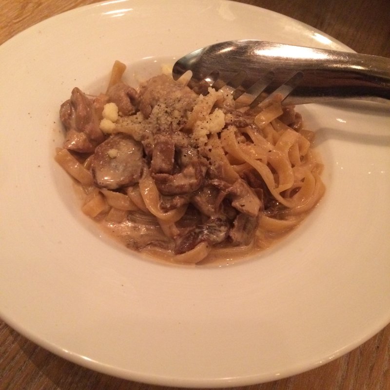 鳥とポルチーニ茸のタリアテッレ(パッパトリア （Pappa Toria）)