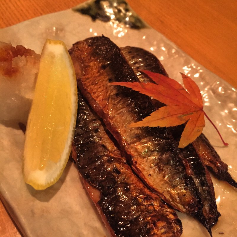 イワシの醤油干し(肴・飯・酒　重庵 )