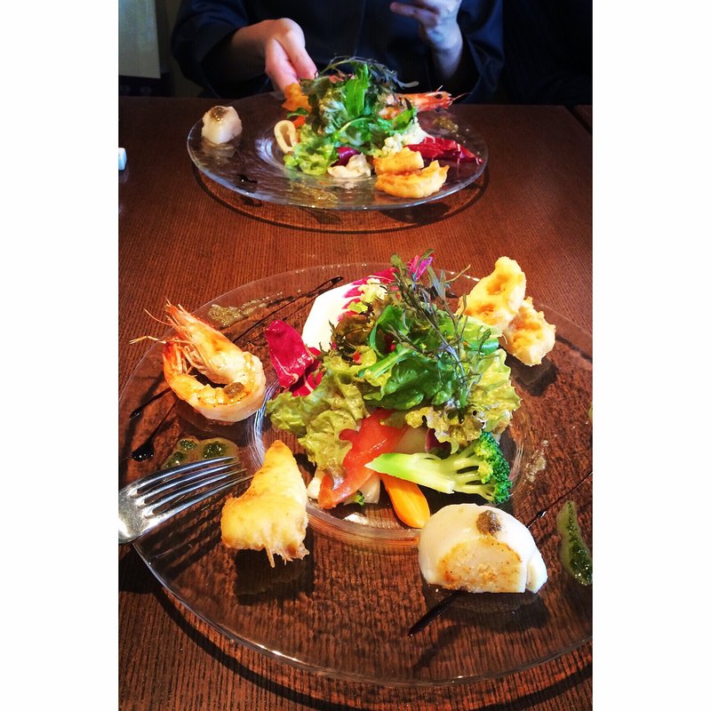 魚介のプレート(le berger)