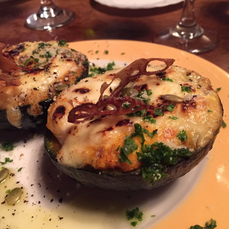 かぼちゃと海の幸ラグーのグラタン(イタリアンバル UOKIN)