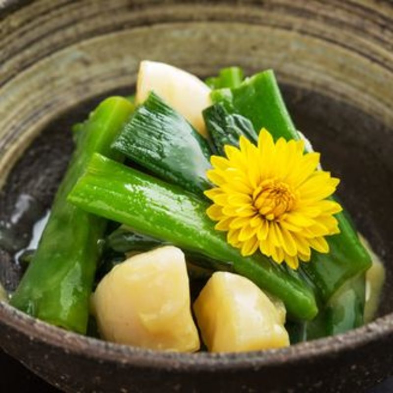 九条ネギと保立の辛子酢味噌(燦 千葉駅前店 （SUN）)