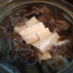 ボリ入り湯豆腐(居酒屋祭)