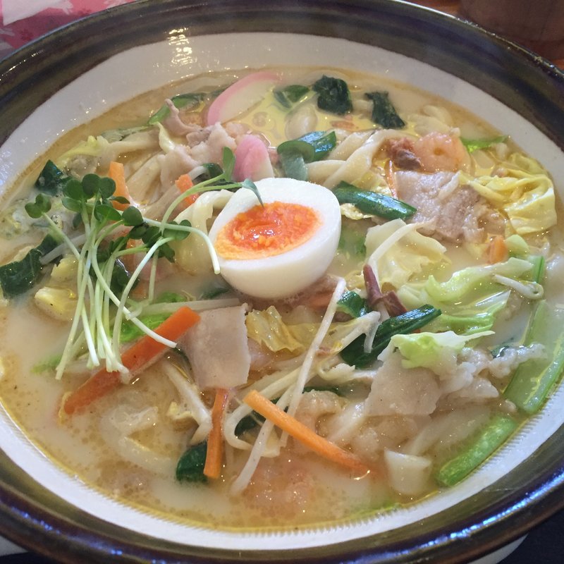 ちゃんぽんうどん大盛り(手打ち 地粉屋 駕籠休み)