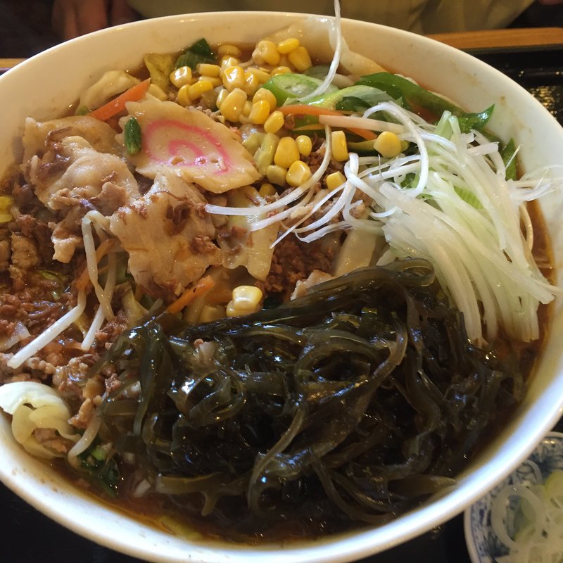 味噌うどん(手打ち 地粉屋 駕籠休み)