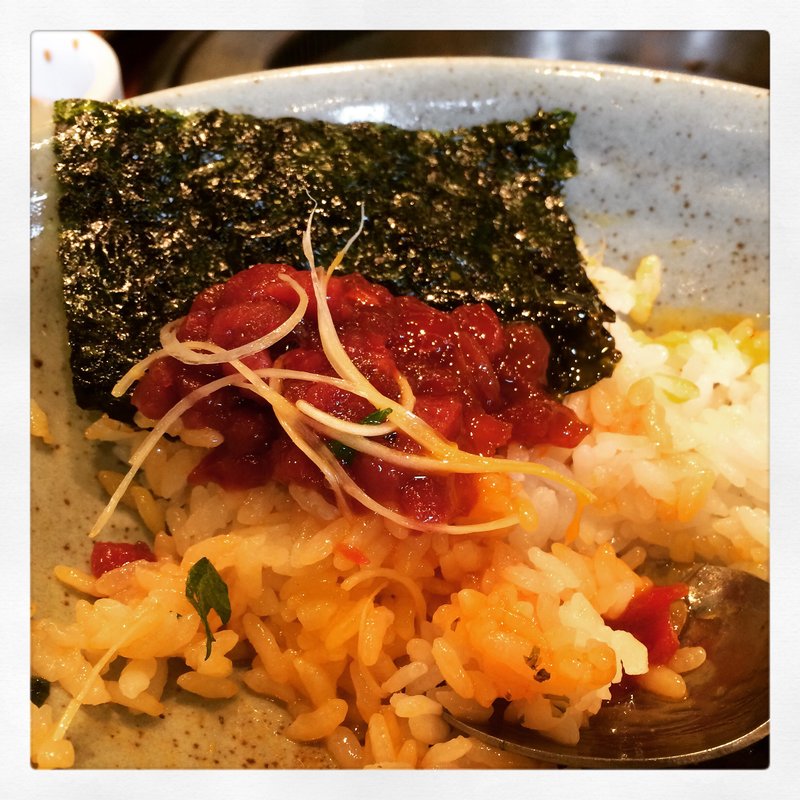 ユッケライス(焼肉・冷麺 三千里 （サンゼンリ）)