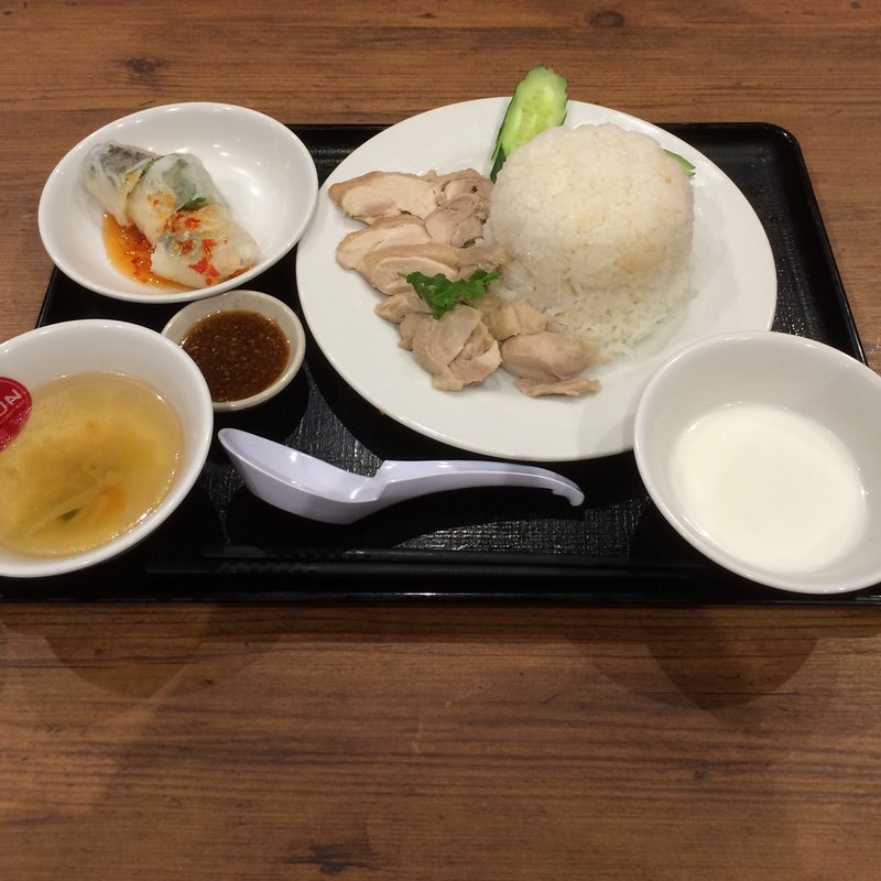 チキンライスセット(ティーヌン イオンモール幕張新都心店)