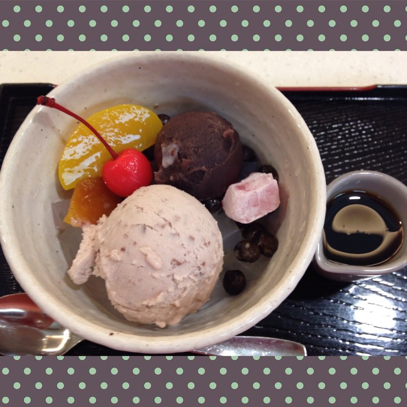 小倉あいすあんみつ(銀座 立田野 相鉄ジョイナス店 （たつたの）)