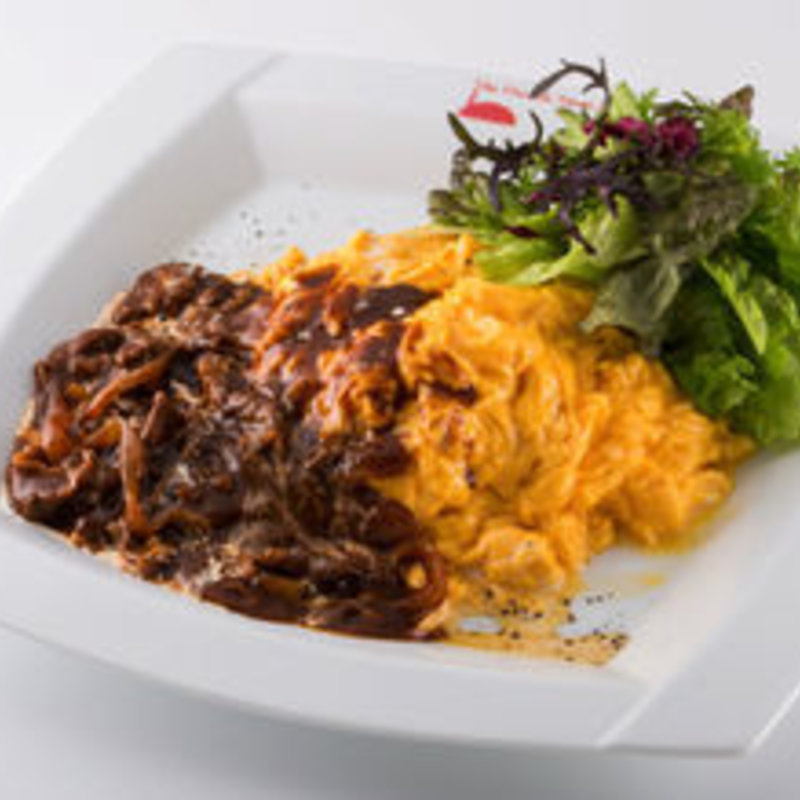 牛肉のデミグラスソースオムライス(The French Toast Factory アリオ亀有店（フレンチトースト専門）)