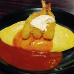 チキンオムライスセット(北極星 心斎橋本店)