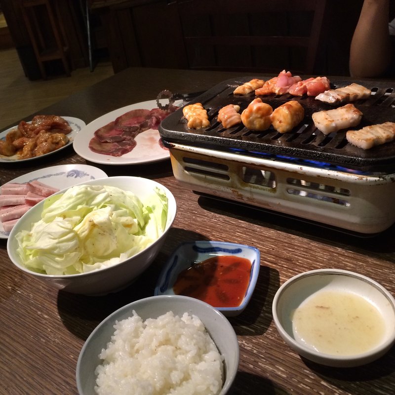 焼肉(あわせホルモン)