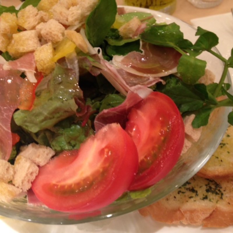 生ハムのサラダ(ティーサロンアール)