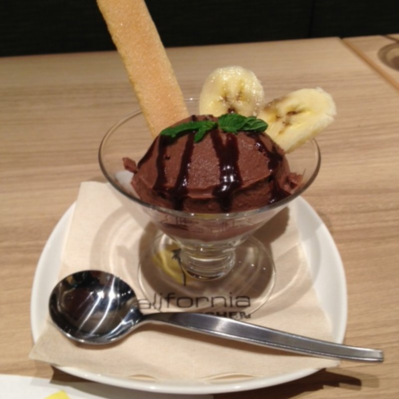 チョコレートアイス(カリフォルニアピザキッチン)