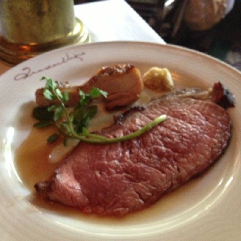 ローストビーフ(ホテルニューオータニ　トレーダーヴィックス)