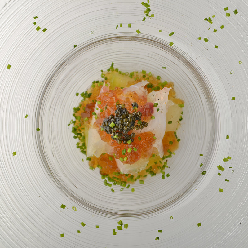 マダイのカルパッチョ(ル コフレ)