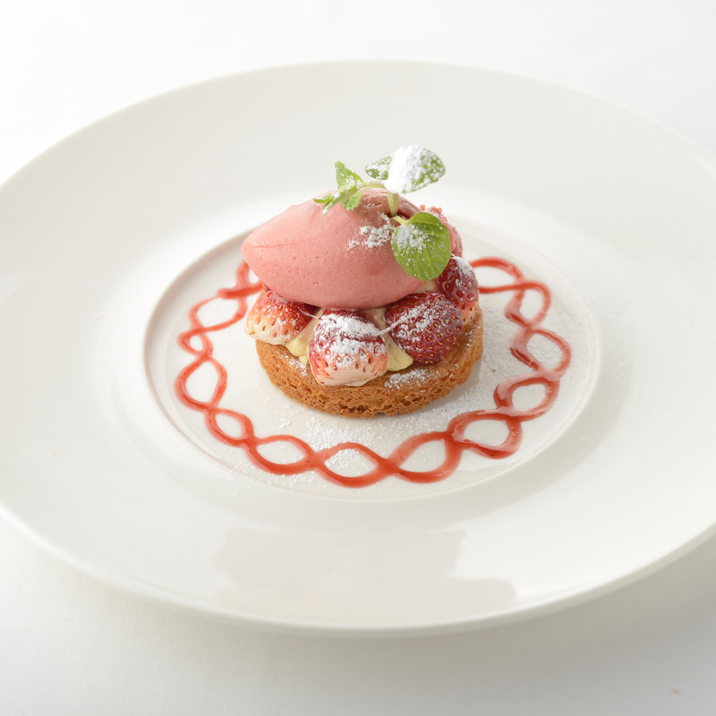 苺のタルト　ソルベと共に(Le Beurre Noisette TOKYO)