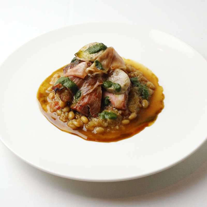 イベリコ豚の低温調理　アリコ・ココの煮込み(Le Beurre Noisette TOKYO)