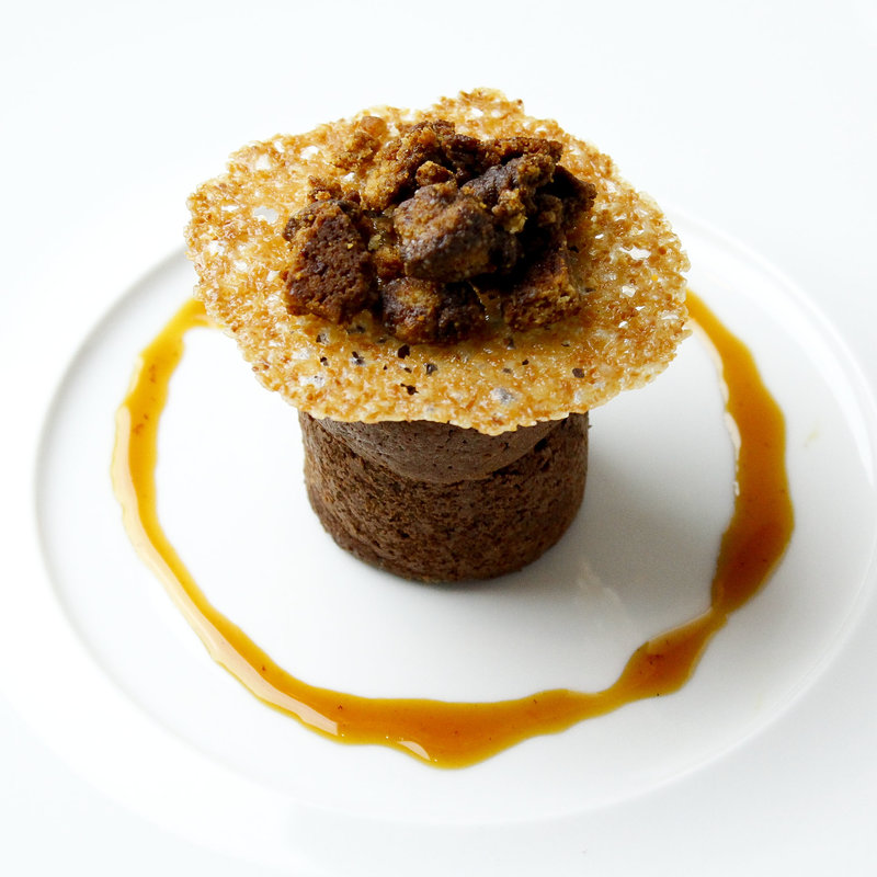 モワルーショコラ　ウィスキー風味　エスプレッソのグラニテ(Le Beurre Noisette TOKYO)