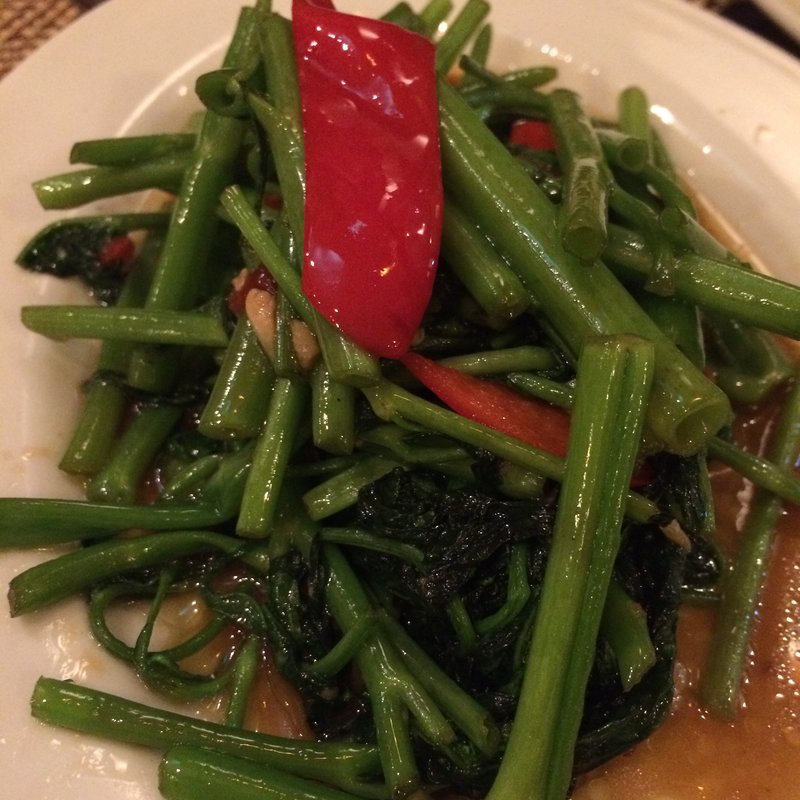 空芯菜の炒め物(ジャスミン タイ 八重洲店)