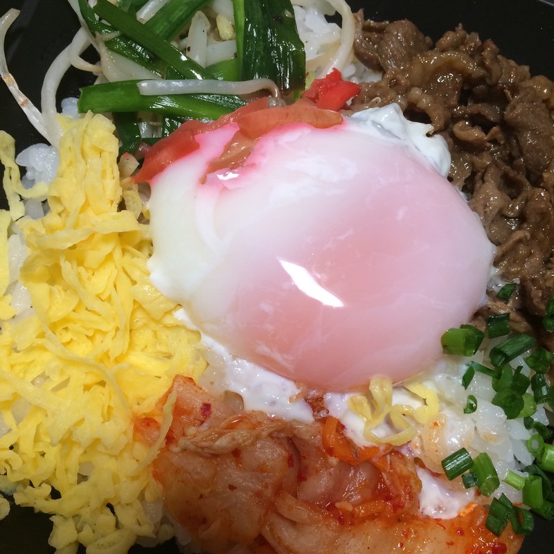 ビビンバ丼(ひふみ堂)