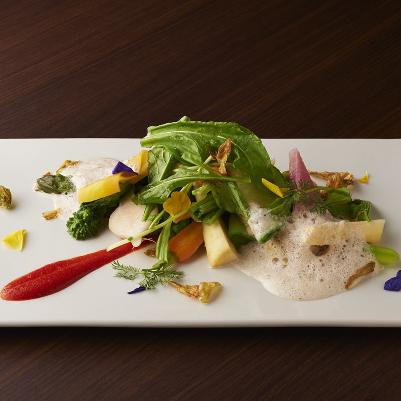 温野菜の盛り合わせ(ルエ・ヴェル・ロール)