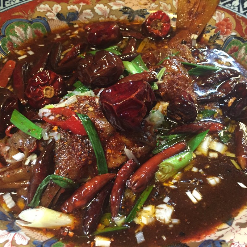 イサギの麻辣煮(六徳 恒河沙)