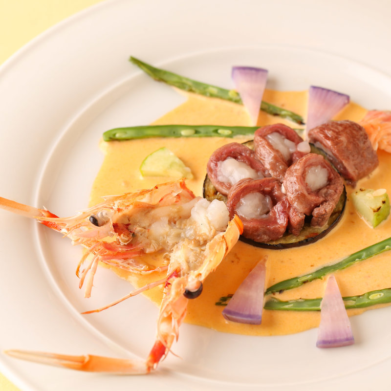 手長海老と和牛のソテー(ルスティカネラ （RUSTICANELLA）)