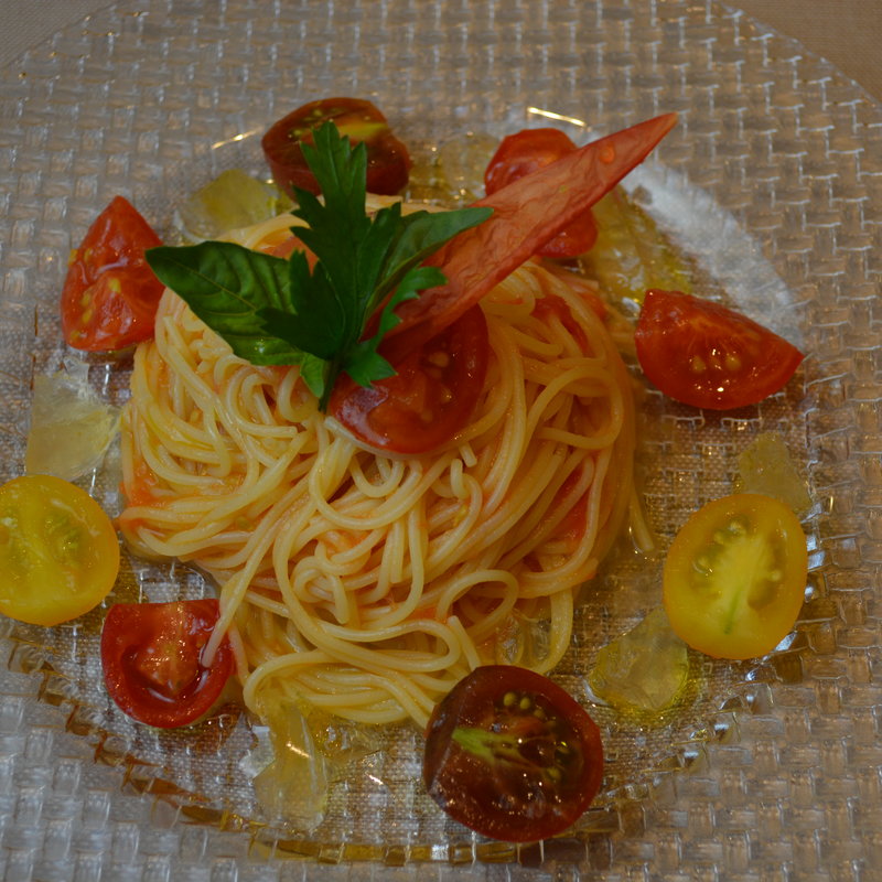 フレッシュトマトのカッペリーニ(LE FRECCE enoteca e cucina レフレッチェ 自由が丘)