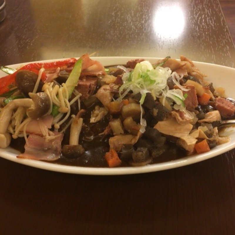 牛スジカレー(キノコトッピング)(金沢ロイヤルカレー創 大須店)