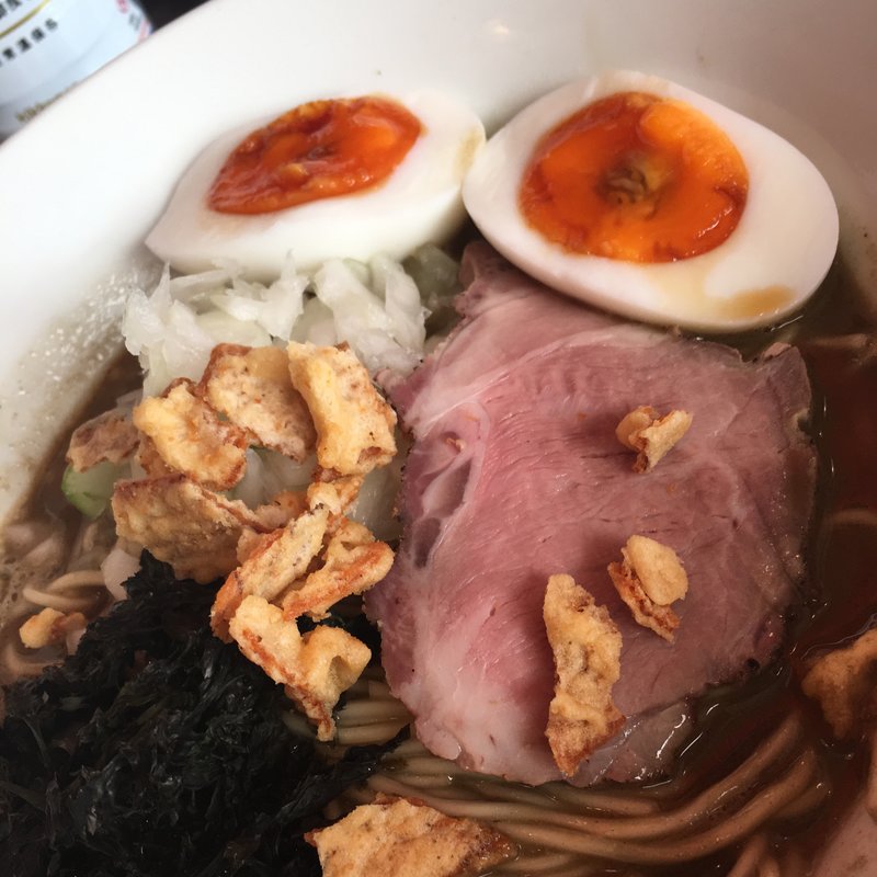 イカした煮干しそば(麺屋SO)