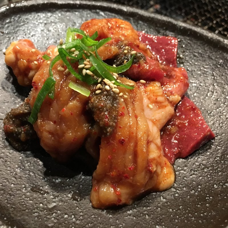 辛ホルモン盛(炭焼肉 石田屋。 本店)