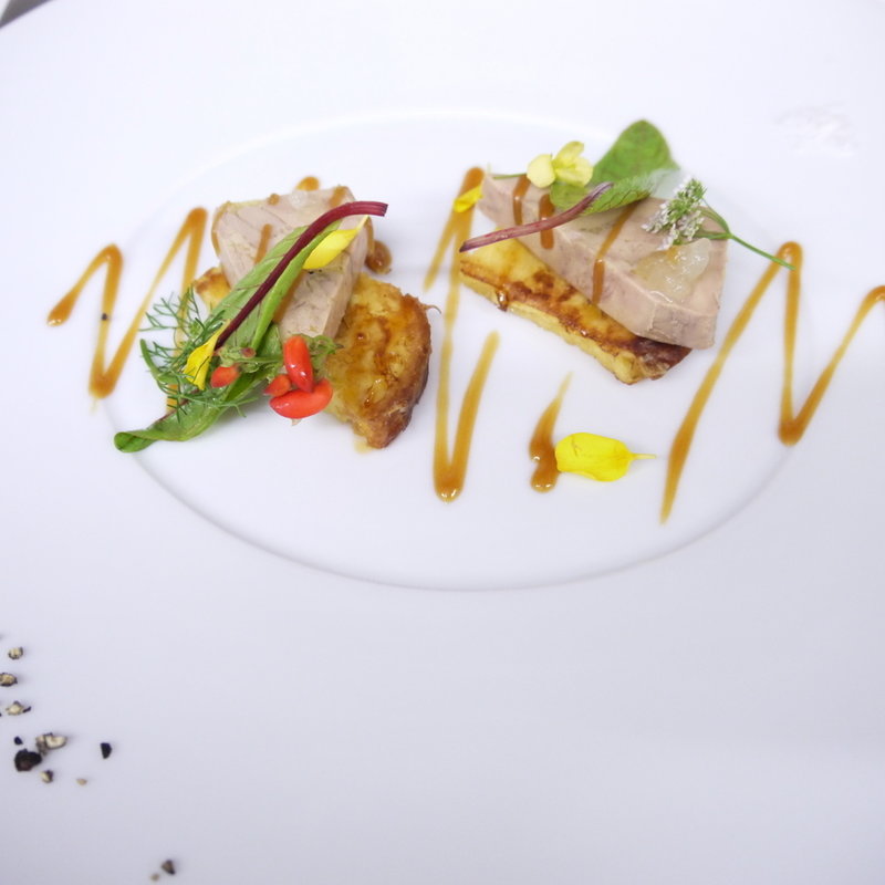 フォアグラとパテ(l’Odorante par Minoru Nakijin)