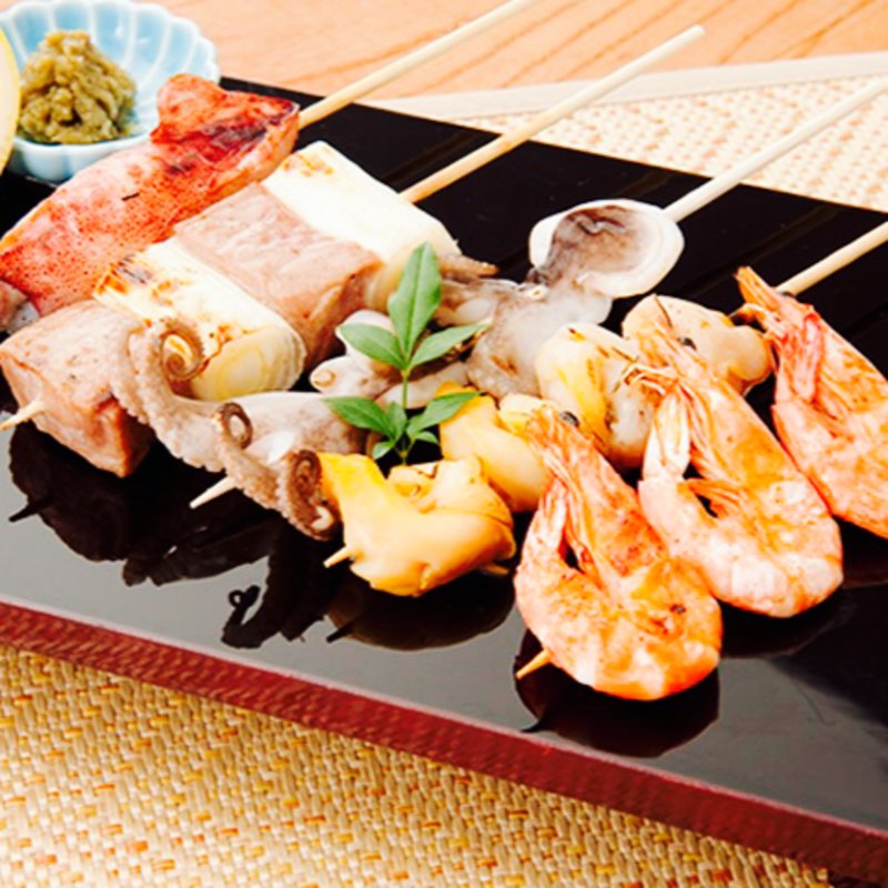 海鮮串盛り合わせ(個室居酒屋 季節の台所 旬の蔵 秋葉原店 )